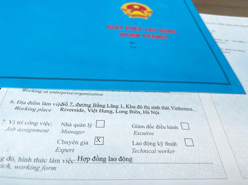 Hồ sơ xin giấy phép lao động Việt Nam