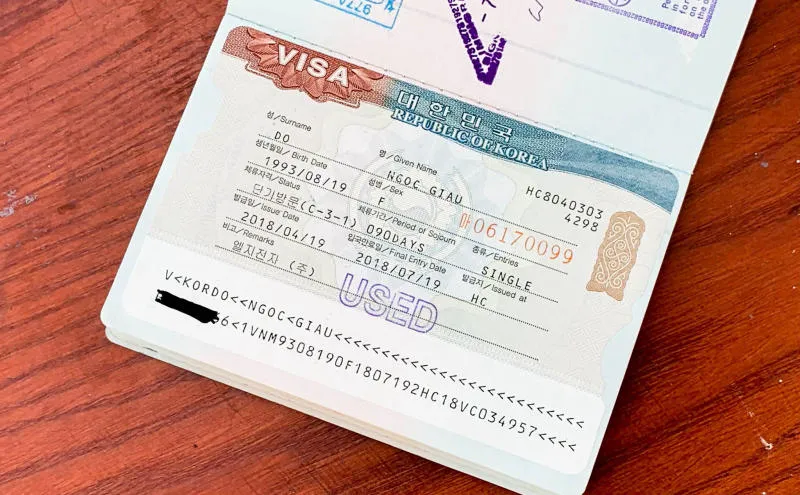Dịch vụ làm Visa Hàn Quốc trọn gói