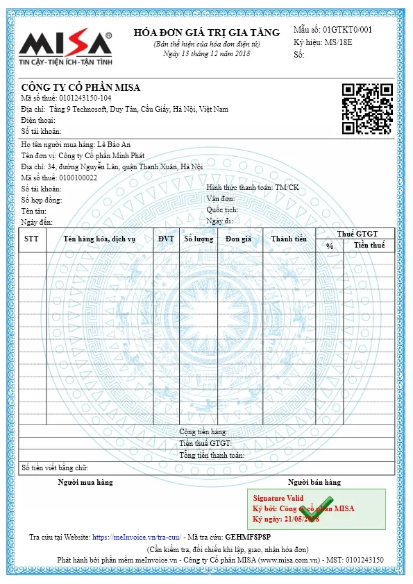 Quy định hóa đơn điện tử vận tải mới nhất